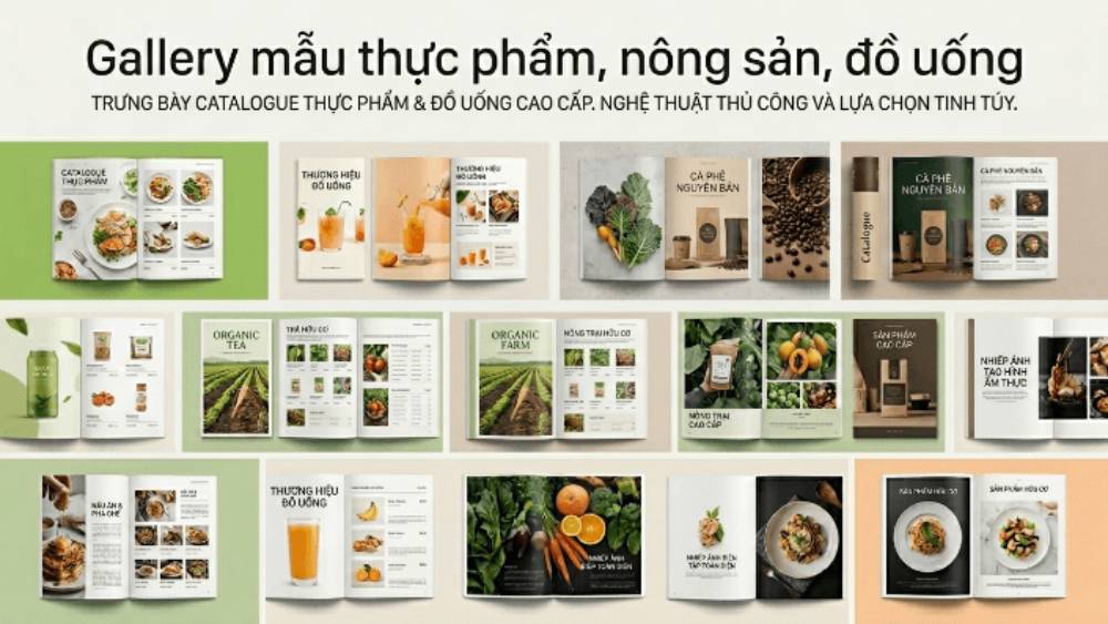 Gallery Mẫu Thực Phẩm, Nông Sản, Đồ Uống