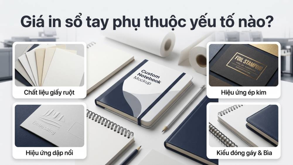 Giá In Sổ Tay Phụ Thuộc Yếu Tố Nào?