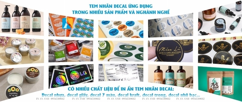 In An Anh phục vụ mọi nhu cầu in ấn tem nhãn