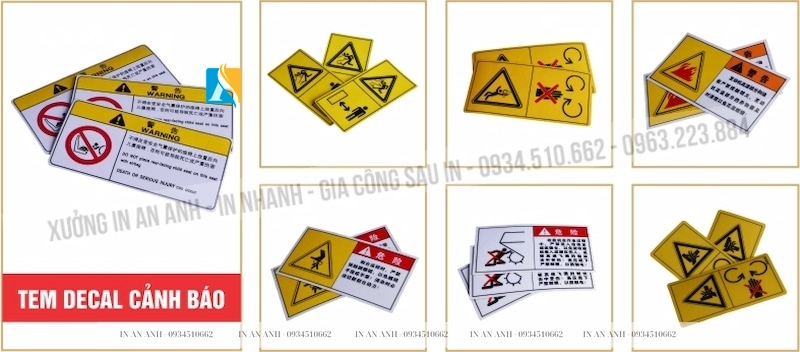 Tem nhãn cung cấp đa dạng với rất nhiều sản phẩm khác nhau 