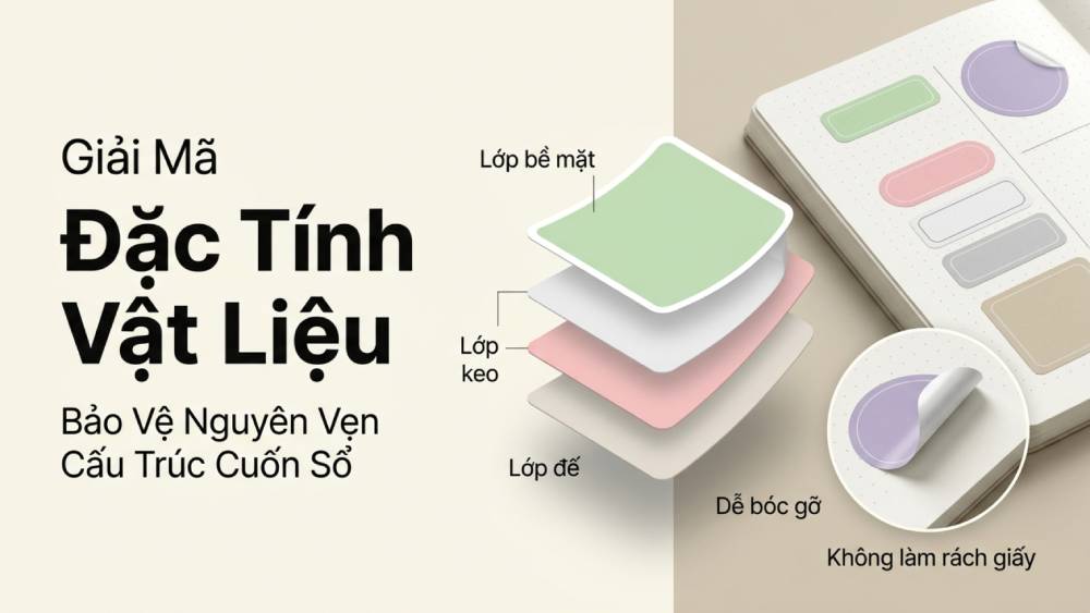 Giải Mã Đặc Tính Vật Liệu Giúp Bảo Vệ Nguyên Vẹn Cấu Trúc Cuốn Sổ