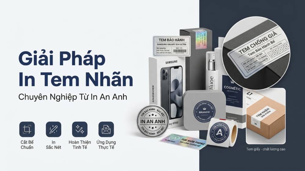 Giải Pháp In Tem Nhãn Sản Phẩm Chuyên Nghiệp Từ In An Anh