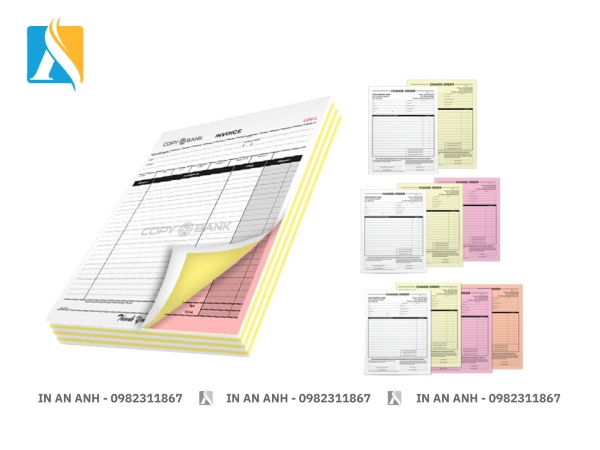 Giấy Carbonless có nhiều định lượng khác nhau phù hợp với nhiều nhu cầu sử dụng