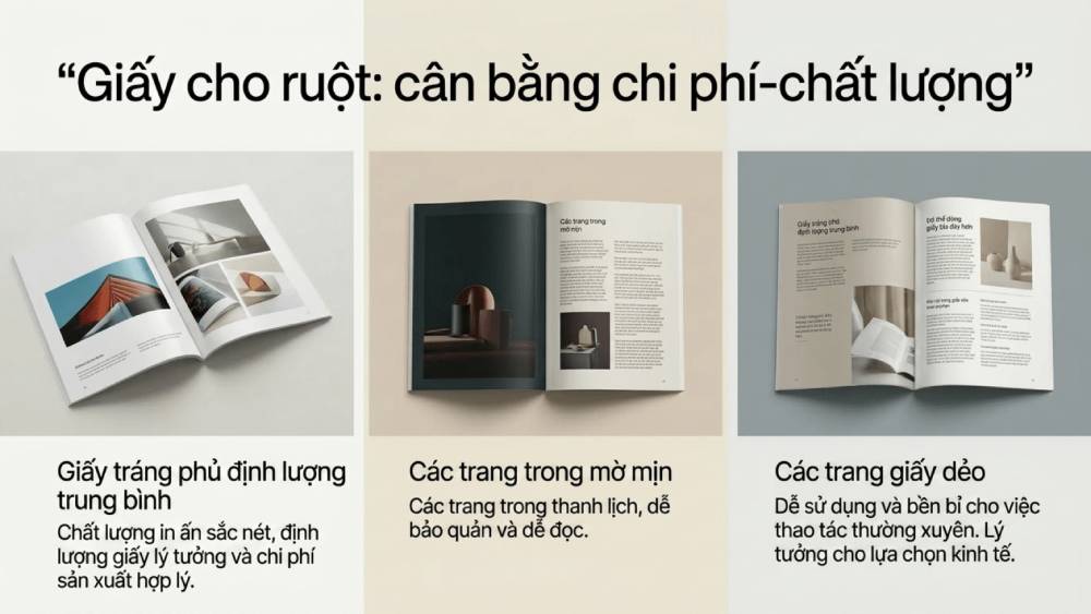 Giấy Cho Ruột: Cân Bằng Chi Phí, Chất Lượng