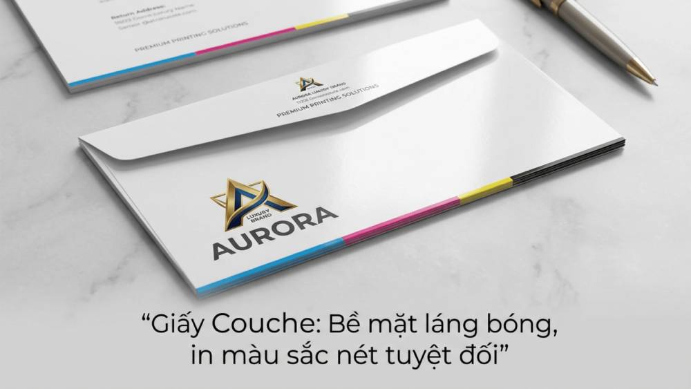 Giấy Couche: Bề Mặt Láng Bóng, In Màu Sắc Nét Tuyệt Đối