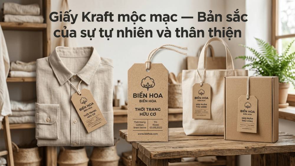Giấy Kraft: Mộc Mạc, Bản Sắc Của Sự Tự Nhiên Và Thân Thiện