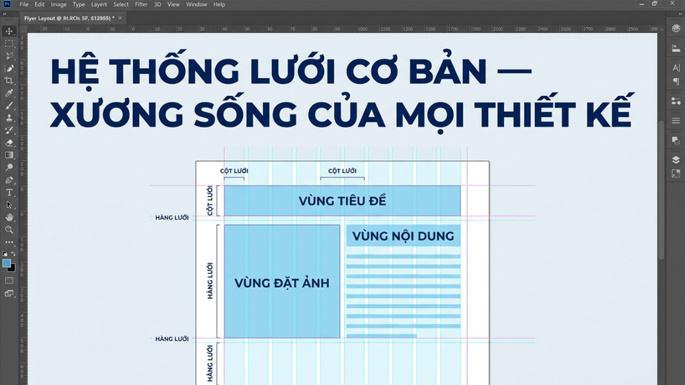 Grid System Cơ Bản — Xương Sống Của Mọi Thiết Kế