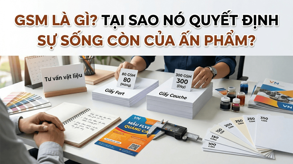 GSM Là Gì? Vì Sao Nó Quyết Định Sự Sống Còn Của Bản In?