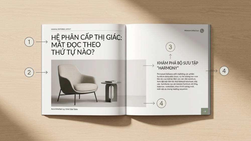 Hệ phân cấp thị giác: mắt đọc theo thứ tự nào?