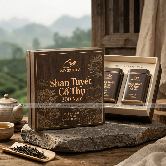 Hộp âm dương đựng trà