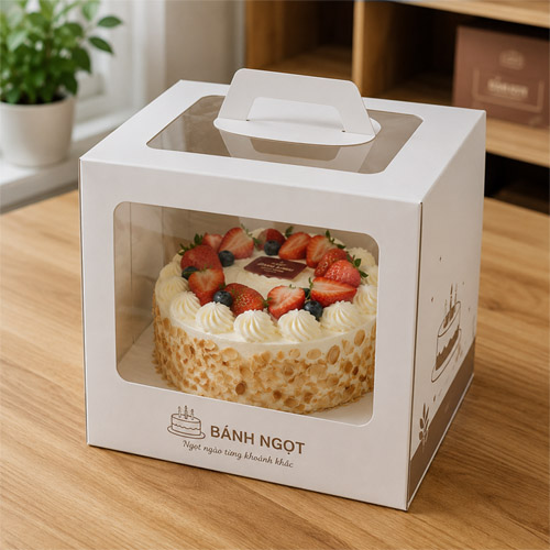 Hộp bánh sinh nhật bế cửa sổ