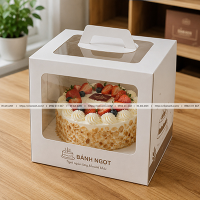 In Hộp Bánh Sinh Nhật Có Cửa Sổ