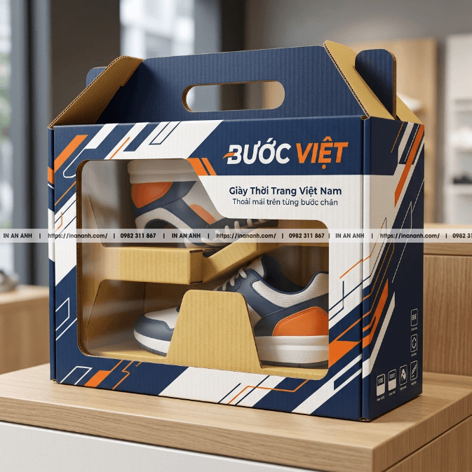 Hộp Carton Đựng Giày Dép