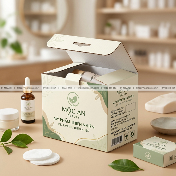 Hộp Carton Nắp Chụp Đựng Mỹ Phẩm