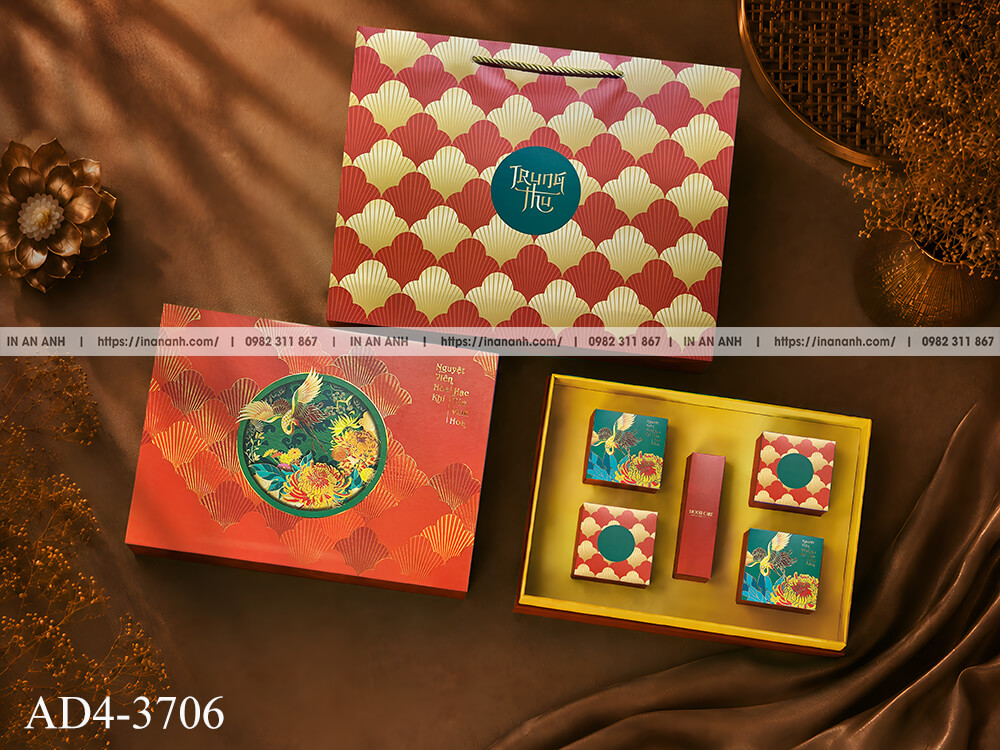 Hộp Âm Dương 4 Bánh — Mẫu 2 - In An Anh