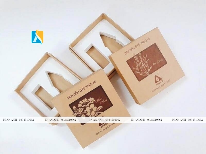 in logo lên hộp giấy
