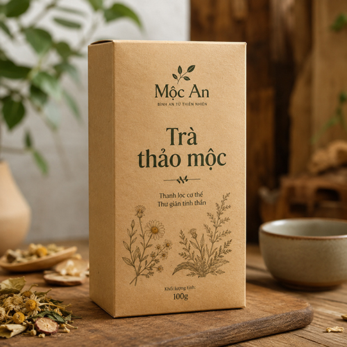 Hộp Kraft đựng trà
