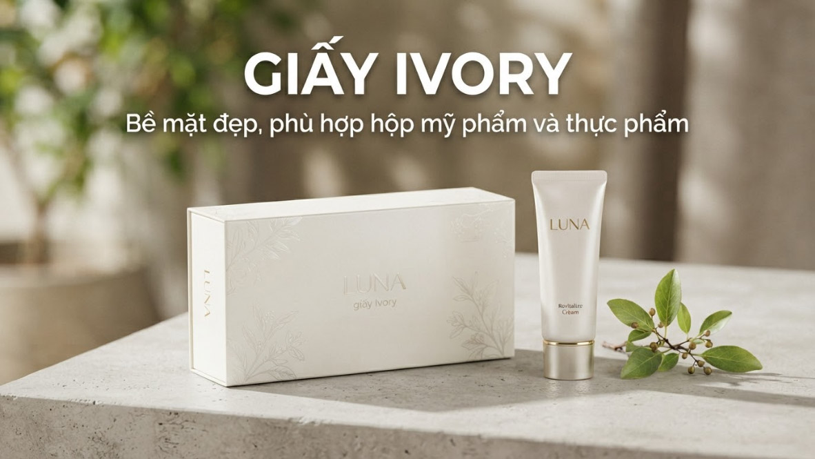 Hộp Mỹ Phẩm Làm Từ Giấy Ivory