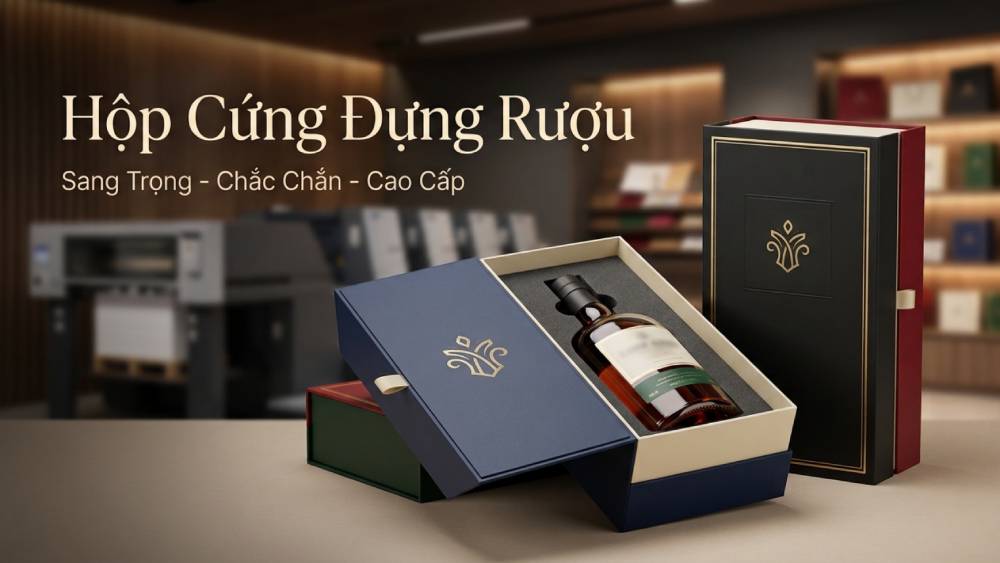 Hộp Cứng Đựng Rượu
