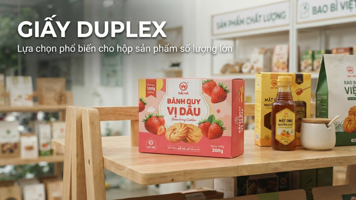 Hộp Sản Phẩm Phổ Thông Bằng Giấy Duplex
