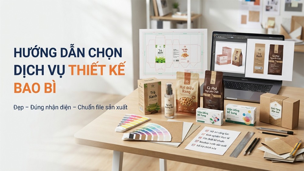 Hướng dẫn chọn dịch vụ thiết kế bao bì