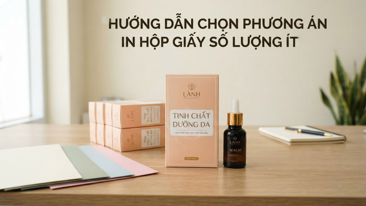 Hướng Dẫn Chọn Phương Án In Hộp Giấy Số Lượng Ít