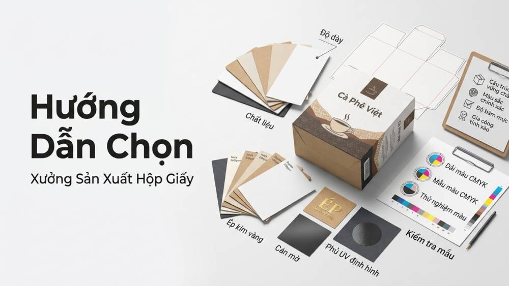 Hướng Dẫn Chọn Xưởng Sản Xuất Hộp Giấy