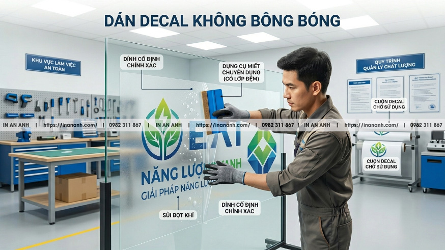 Hướng dẫn quy trình dán decal nhựa không bọt khí và kỹ thuật điều chỉnh vị trí linh hoạt