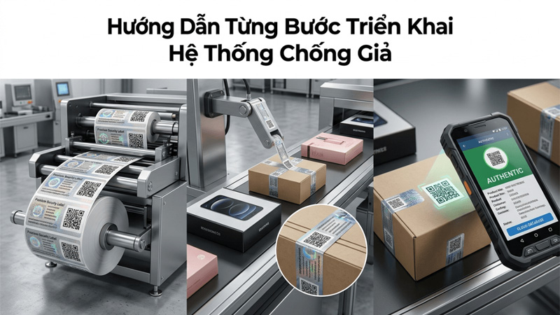 Hướng Dẫn Từng Bước Triển Khai Hệ Thống Chống Giả
