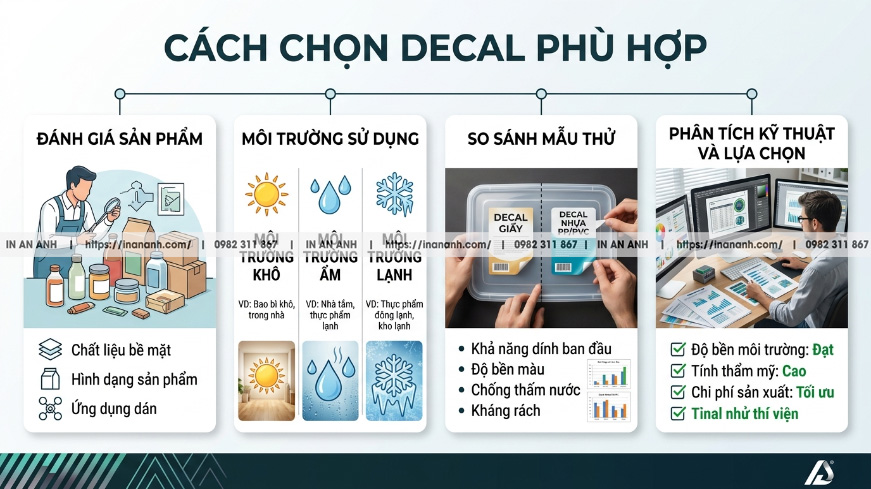 Hướng Dẫn Từng Bước Xác Định Decal Giấy Và Decal Nhựa Phù Hợp
