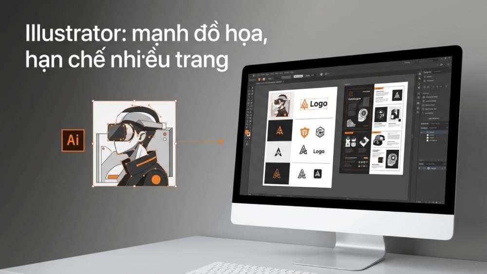 Illustrator Mạnh Đồ Họa, Hạn Chế Nhiều Trang