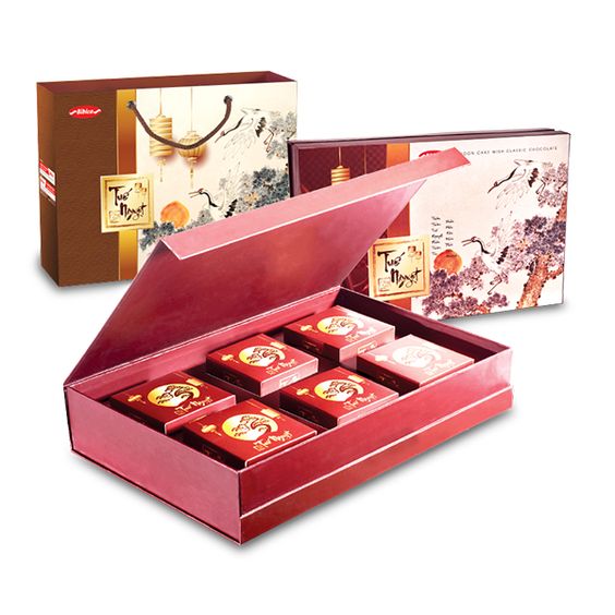 Mẫu hộp bánh trung thu 6 bánh truyền thống 