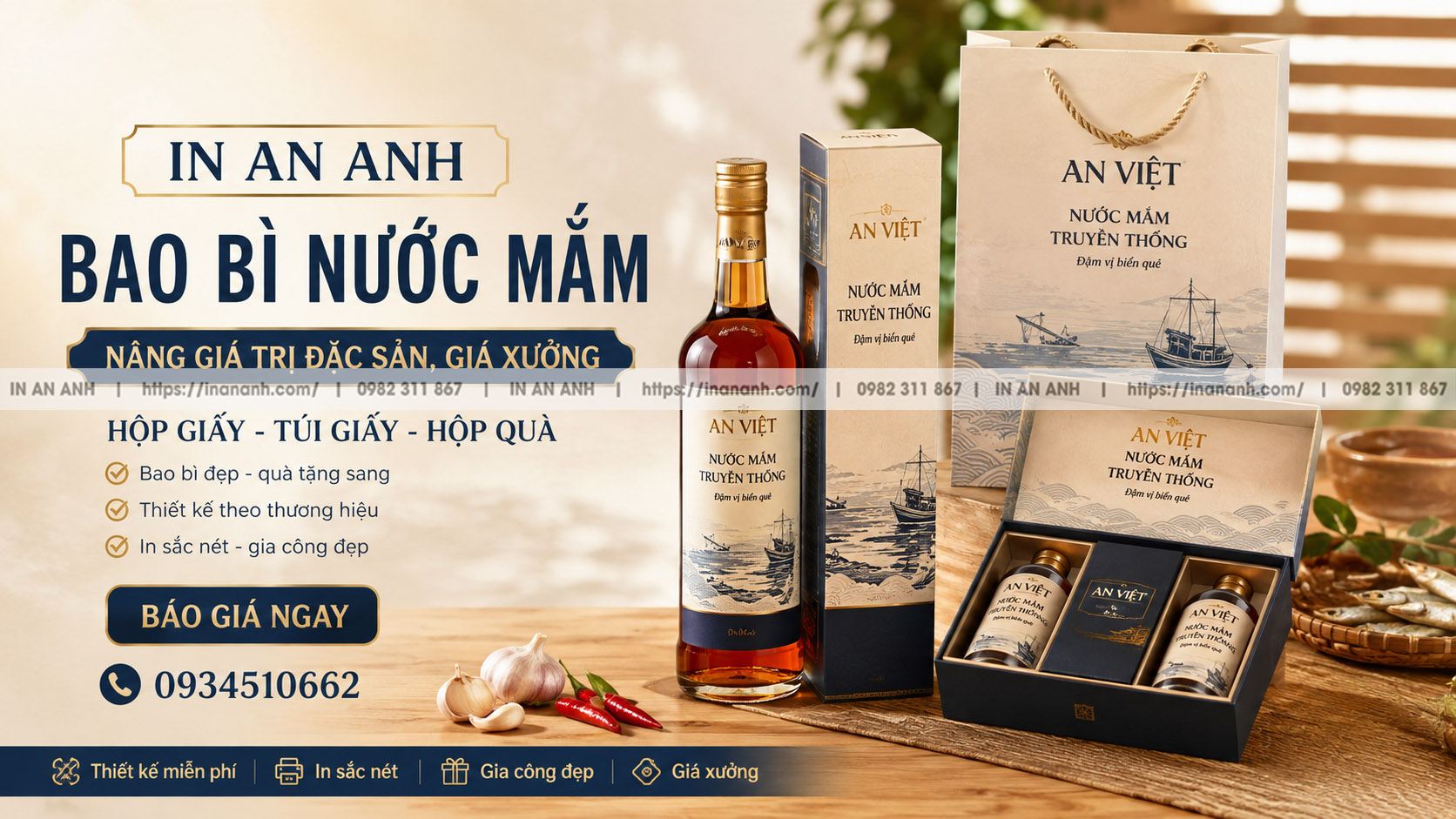In bao bì nước mắm