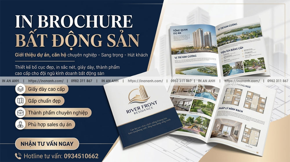 In Brochure Bất Động Sản Giới Thiệu Dự Án