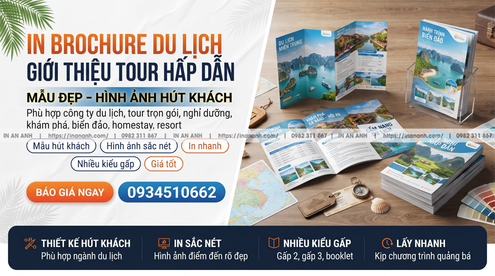 In Brochure Du Lịch Giới Thiệu Tour Hấp Dẫn