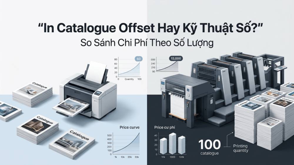 In Catalogue Offset Hay Kỹ Thuật Số? So Sánh Chi Phí Theo Số Lượng