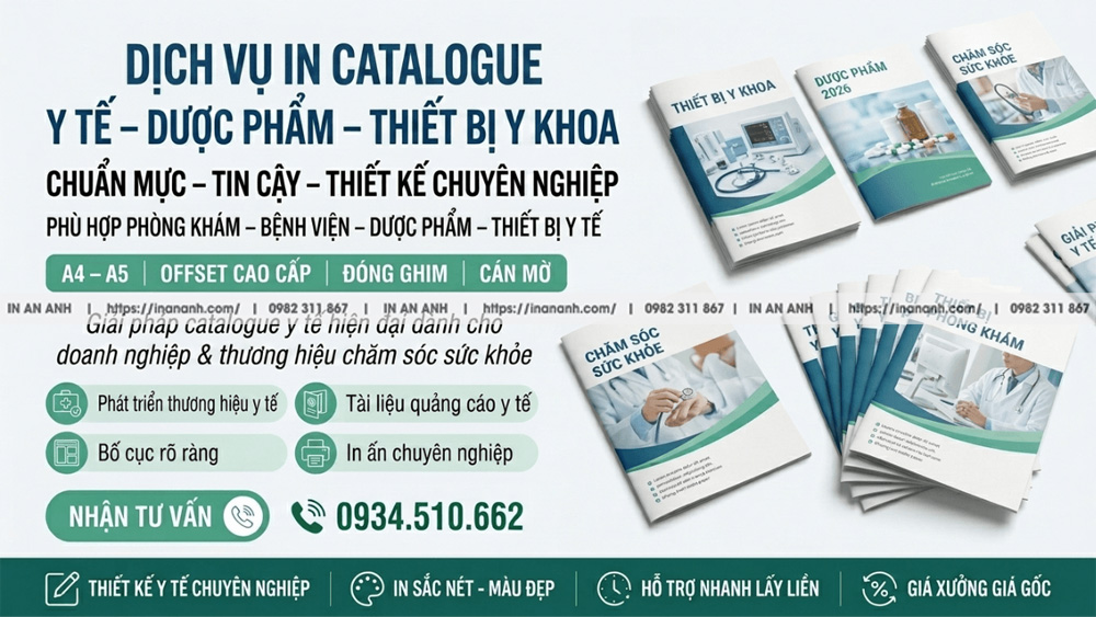 In Catalogue Y Tế, Dược Phẩm, Thiết Bị Y Khoa - Chuẩn Mực, Tin Cậy