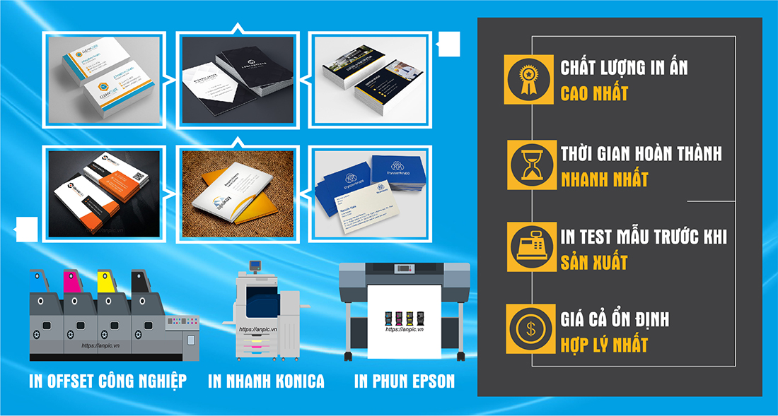 Công nghệ in name card tiên tiến, chất lượng in ấn hàng đầu