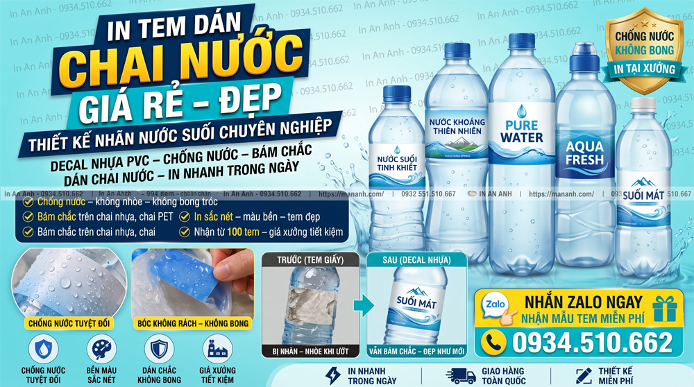 In tem nước suối 