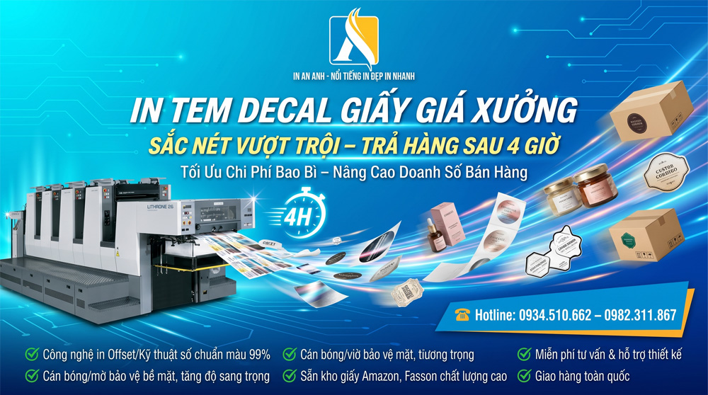 in decal giấy