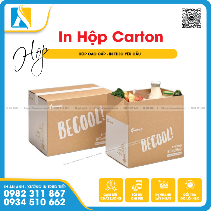 In hộp carton có thể tăng hiệu quả marketing