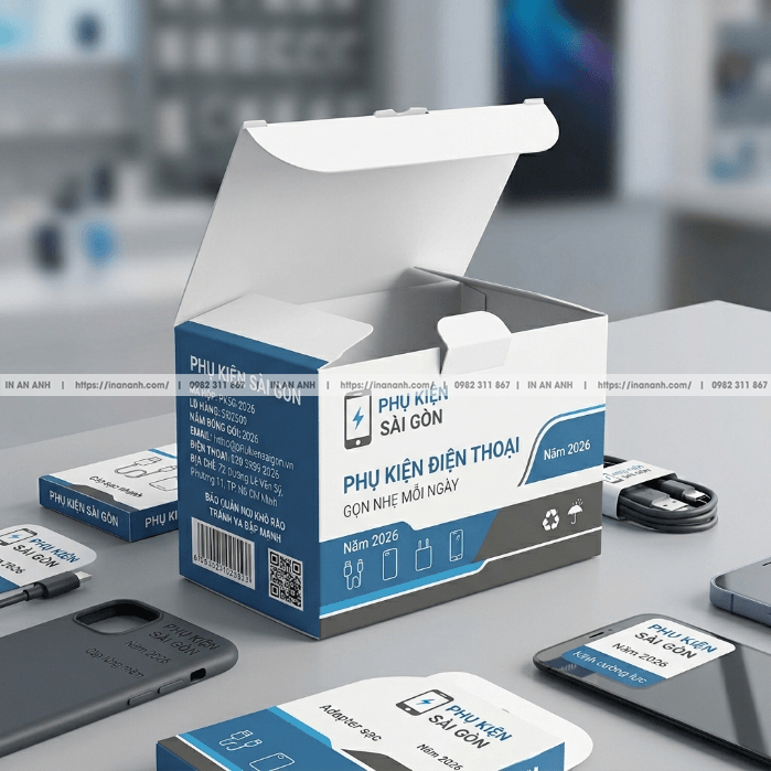 In Hộp Carton Nắp Gập Bền Đẹp Chắc Chắn