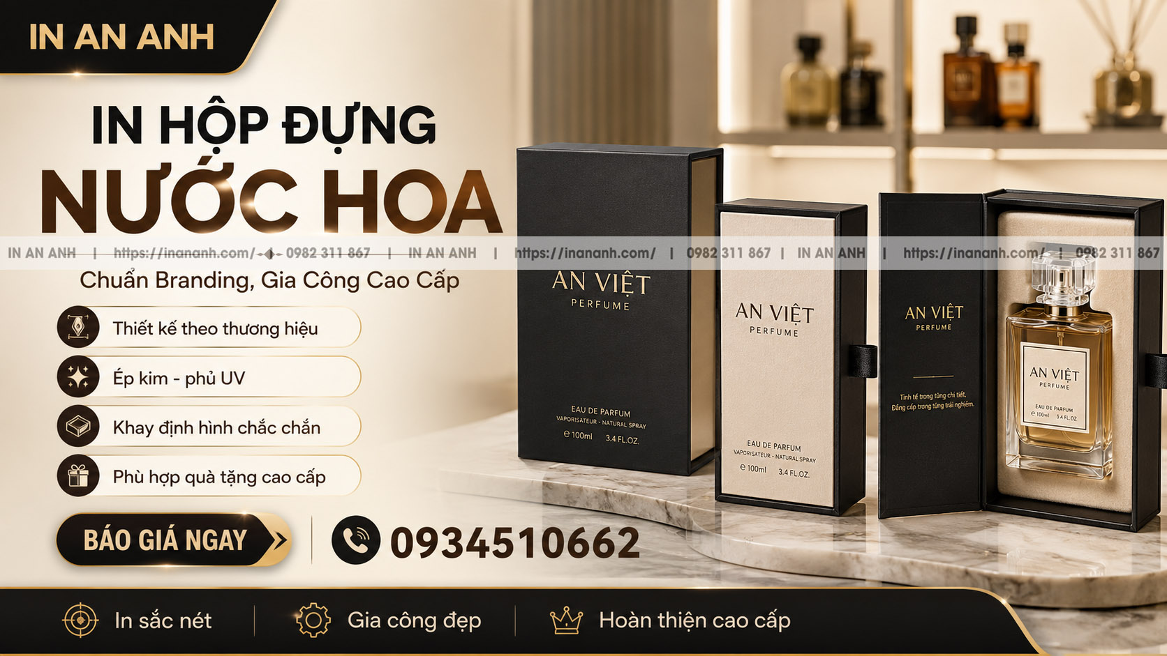 In hộp đựng chai nước hoa đẹp