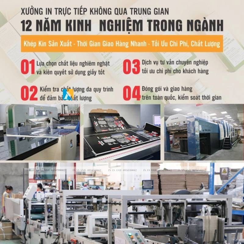 in hộp giấy đựng mắt kính tại In An Anh