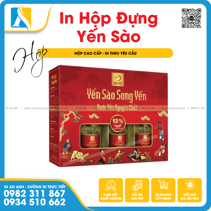 Yến sào dạng lọ