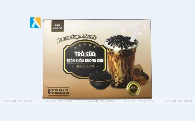 in hộp giấy đựng hạt trân châu