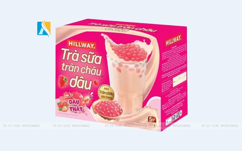in hộp giấy đựng hạt trân châu