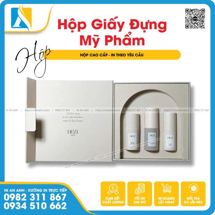 Lý do bạn nên in hộp giấy đựng mỹ phẩm
