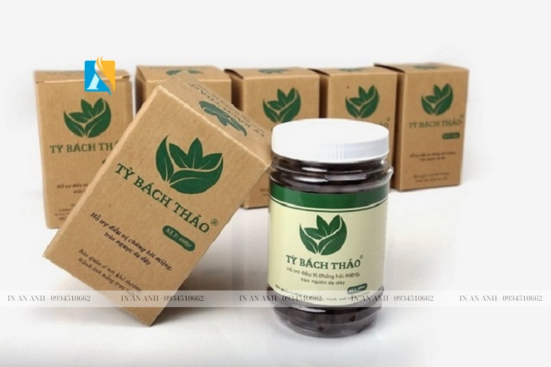 in hộp giấy đựng sản phẩm đông y
