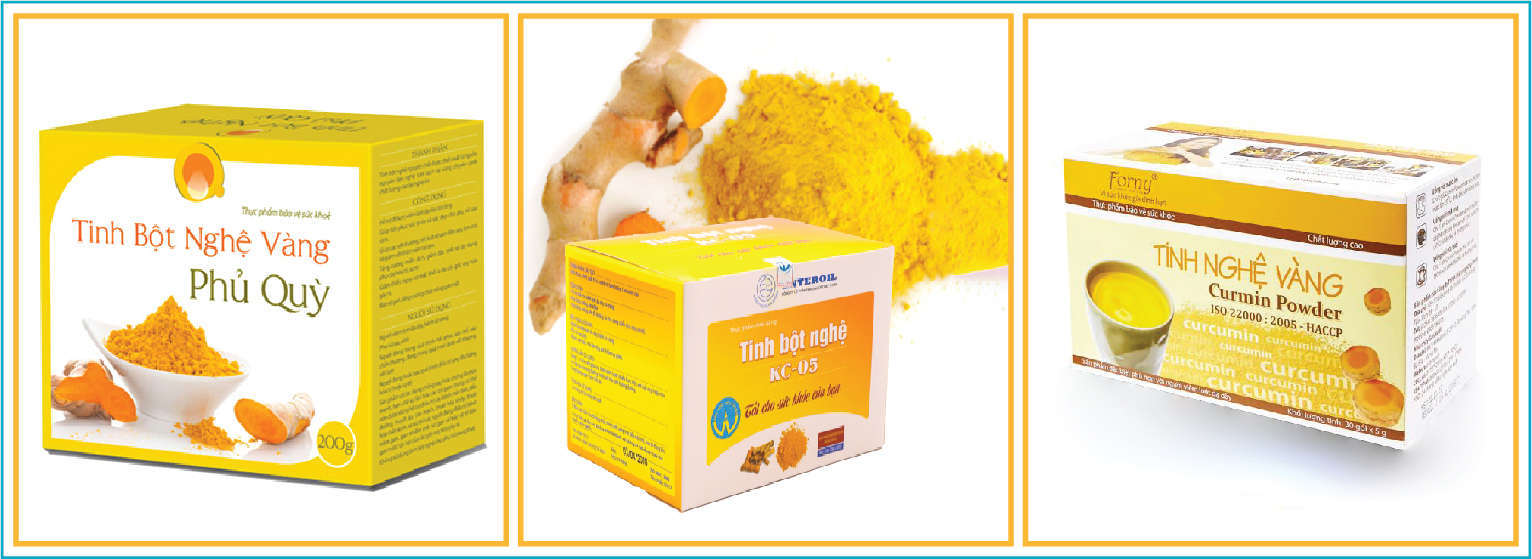 in hộp giấy đựng tinh bột nghệ